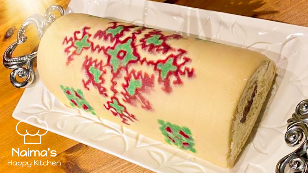 حلوة جلاصي لابيش او كيك الآيس كريم رولي ب 3 مكونات بطريقة جديدة سهلة بسيطة وراقية حصرية على قناتي