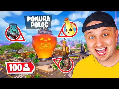 100 WIDZÓW CHOWANEGO NA PONUREJ POŁACI w Fortnite