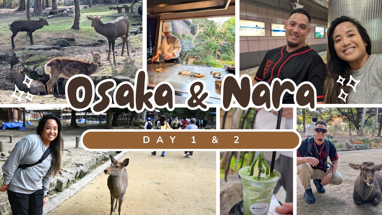 Travel vlog | Osaka & Nara Japan - Day 1 and 2
