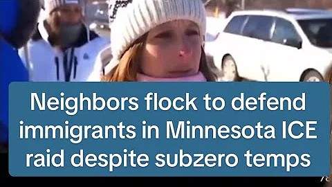 Neighbors flock to defend immigrants in Minnesota ICE raid despite subzero temps
