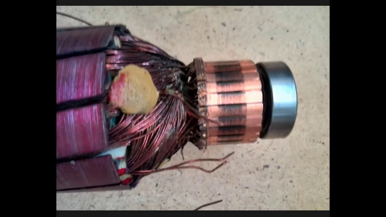 Как снять медь с двигателя