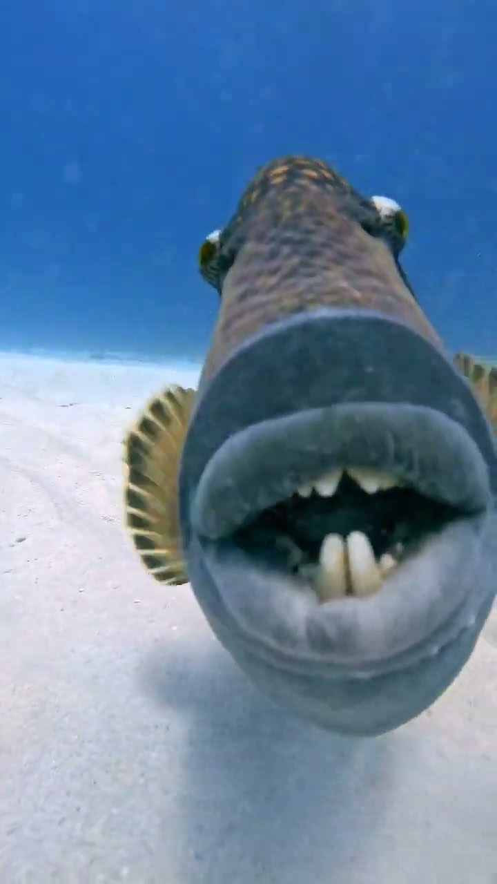 Fish Makes a Toothy Grin for the Camera || ViralHog