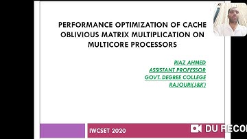 Performance Optimization of Cache Oblivious Matrix Multiplication on Multicore Processors