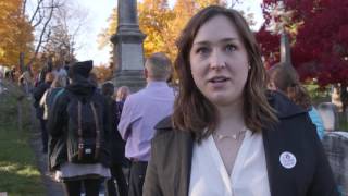 Susan B. Anthony grave site: Huge crowds visit on Election Day