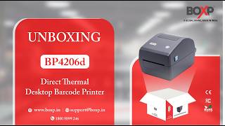 Unboxing the BP4206d Direct Thermal Desktop Barcode Printer | Compact. Fast. Reliable.