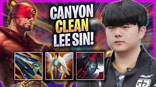 CANYON IS SO CLEAN WITH LEE SIN! - GEN Canyon Plays Lee Sin JUNGLE vs Vi! | Season 2024