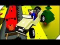 НА ДЖИПЕ БЕЗ ТОРМОЗОВ  И В ПОЕЗД - Faily Brakes ИГРА как мультик про машинки