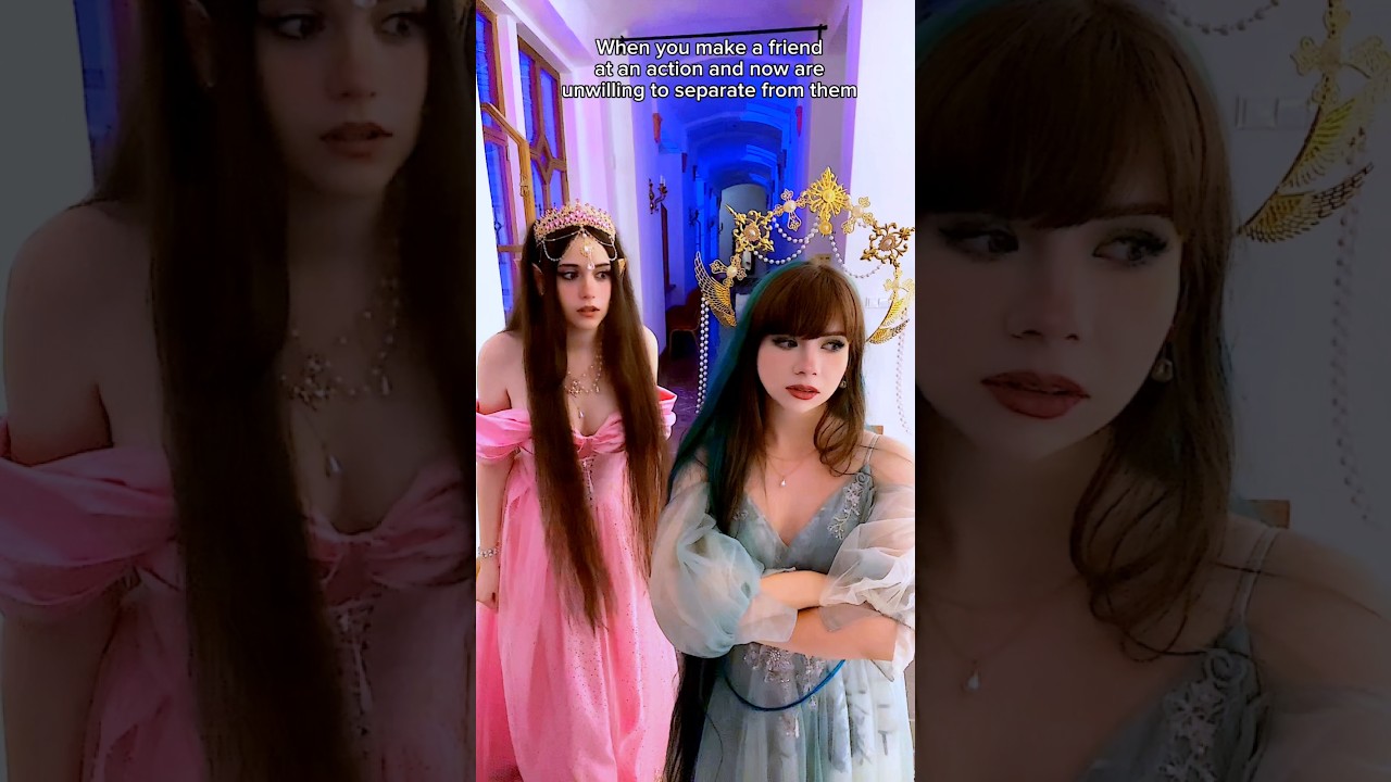 What am I supposed to do? @nikkihatsunecosplay Fantasy ball #shorts #fantasy #ball #princess