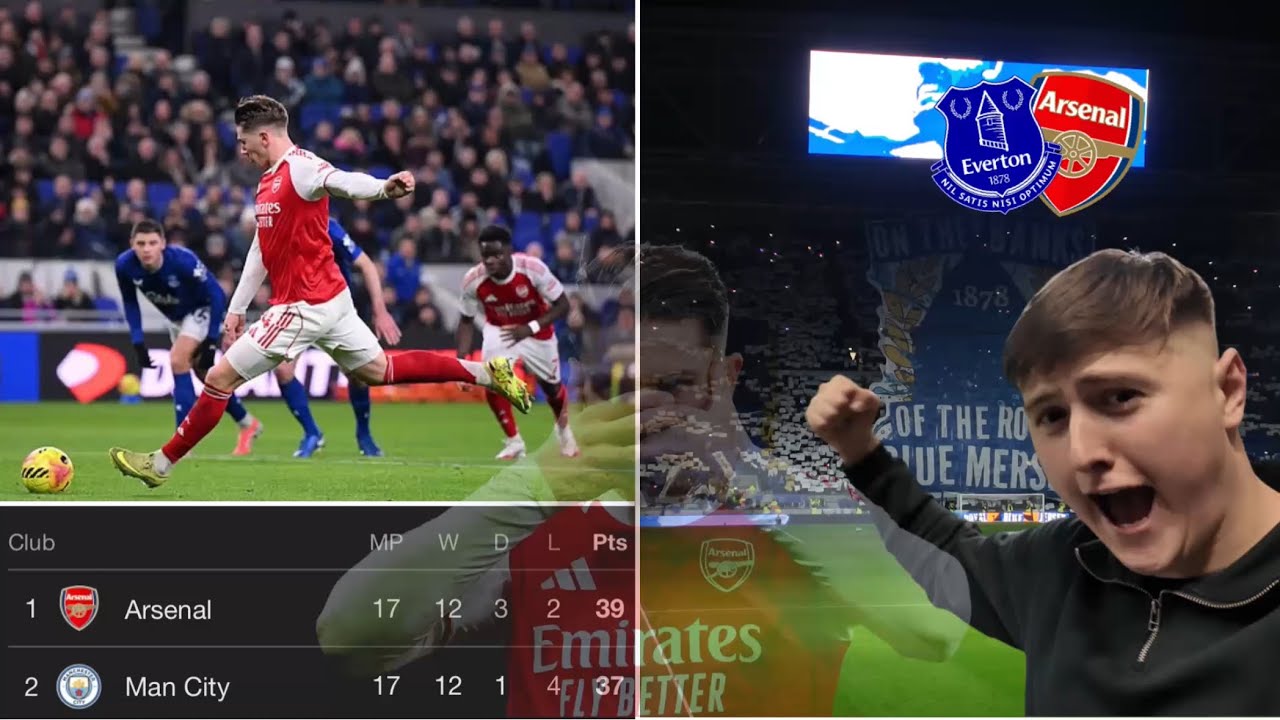 TOP AT CHRISTMAS🎄| GYÖKERES WINNER 😮‍🔥 | EVERTON 0-1 ARSENAL|  AWAY MATCHDAY VLOG