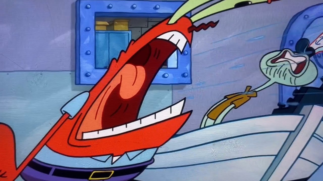 SpongeBob SquarePants Mr Krabs Wakes Up Squidward YouTube