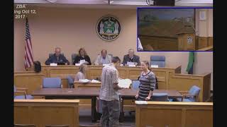 2017–10–12 Zoning Board of Appeals