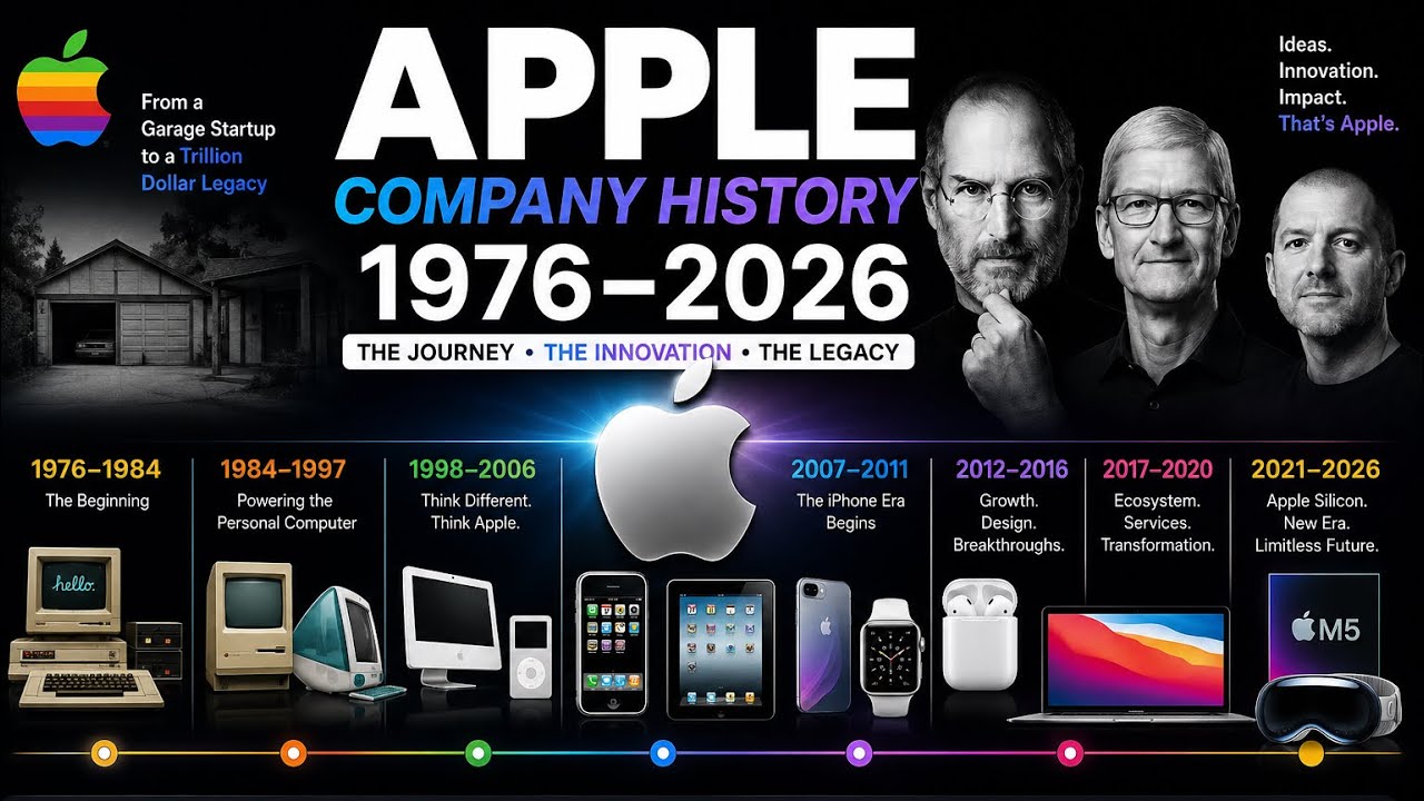 The Complete History of Apple (1976–2026) 🍎 | Every Product
