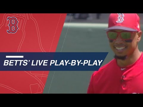 Mookie Betts' HILARIOUS reaction while mic'd up