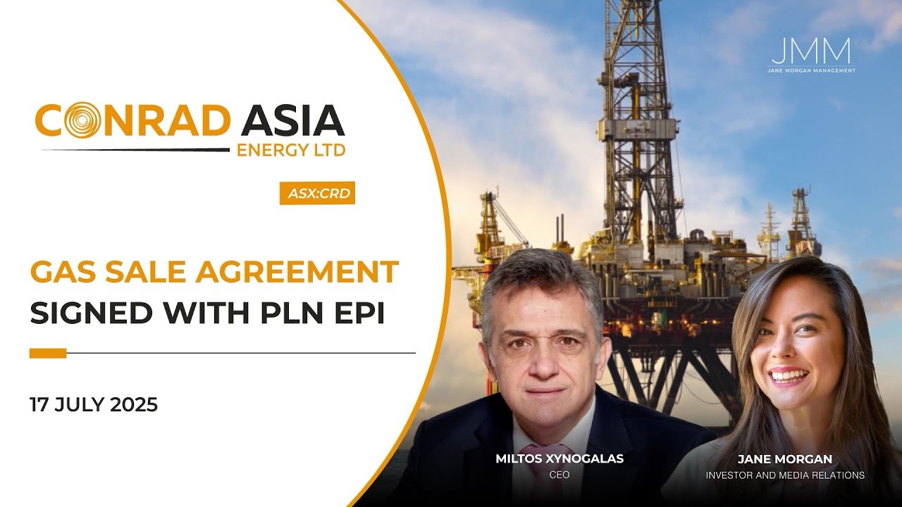 Conrad Asia Energy (ASX:CRD) - Gas Sale Agreement Signed with PLN