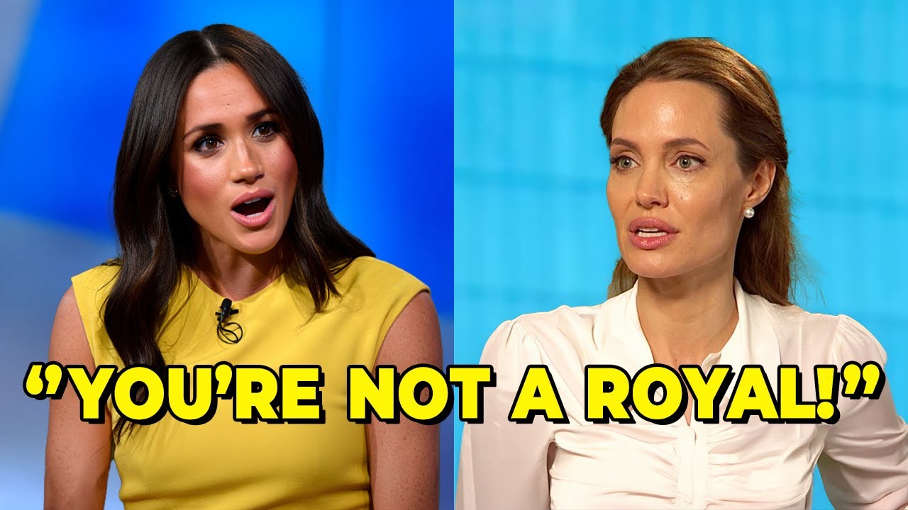 Meghan Markle Gets HUMILIATED By Angelina Jolie After Heated Clash On The View