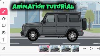 How to make car animation in flipaclip | flipaclip animation tutorial