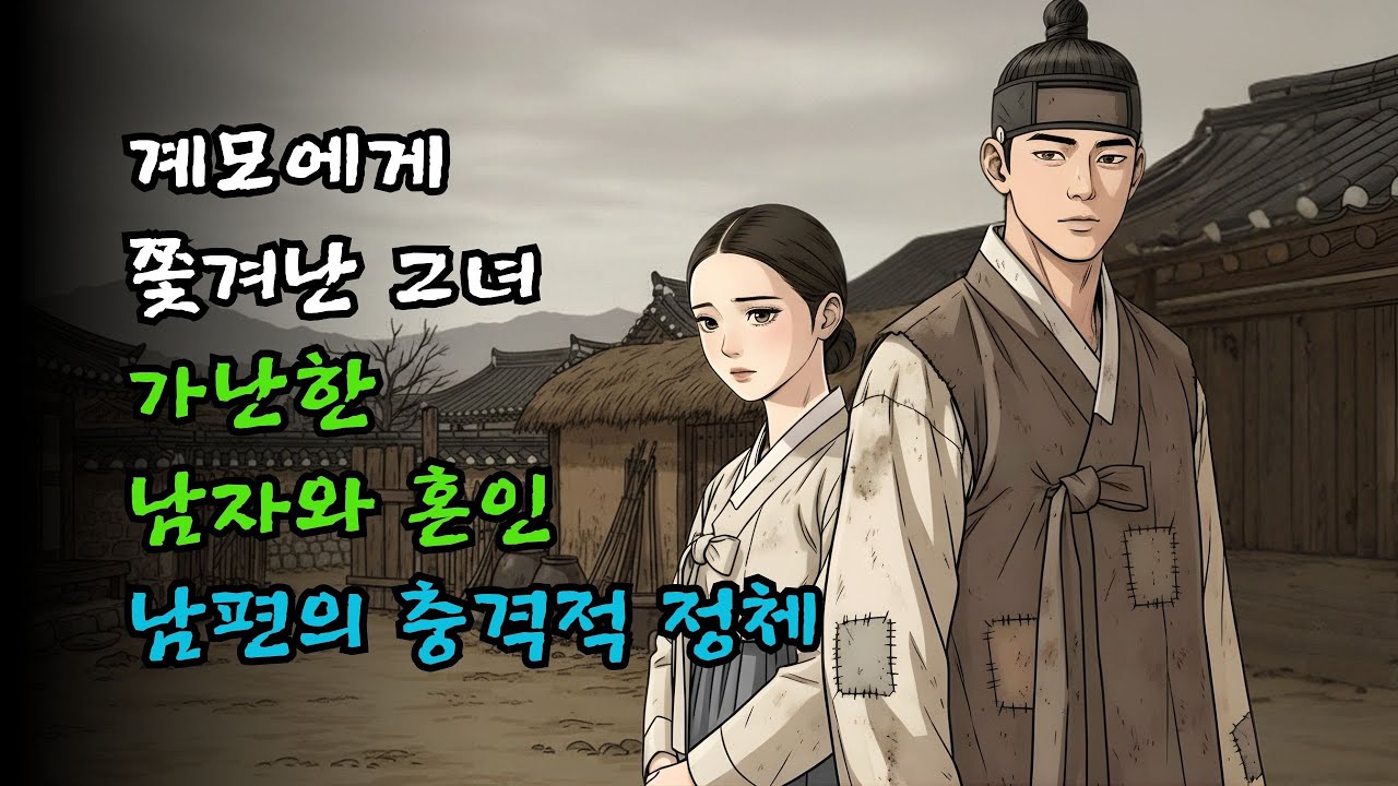 계모에게 밀려 가난한 남자와 혼인한 그녀… 남편의 진짜 신분에 모두가 충격! | 야담·민담·전설·설화·옛날이야기·오디오북