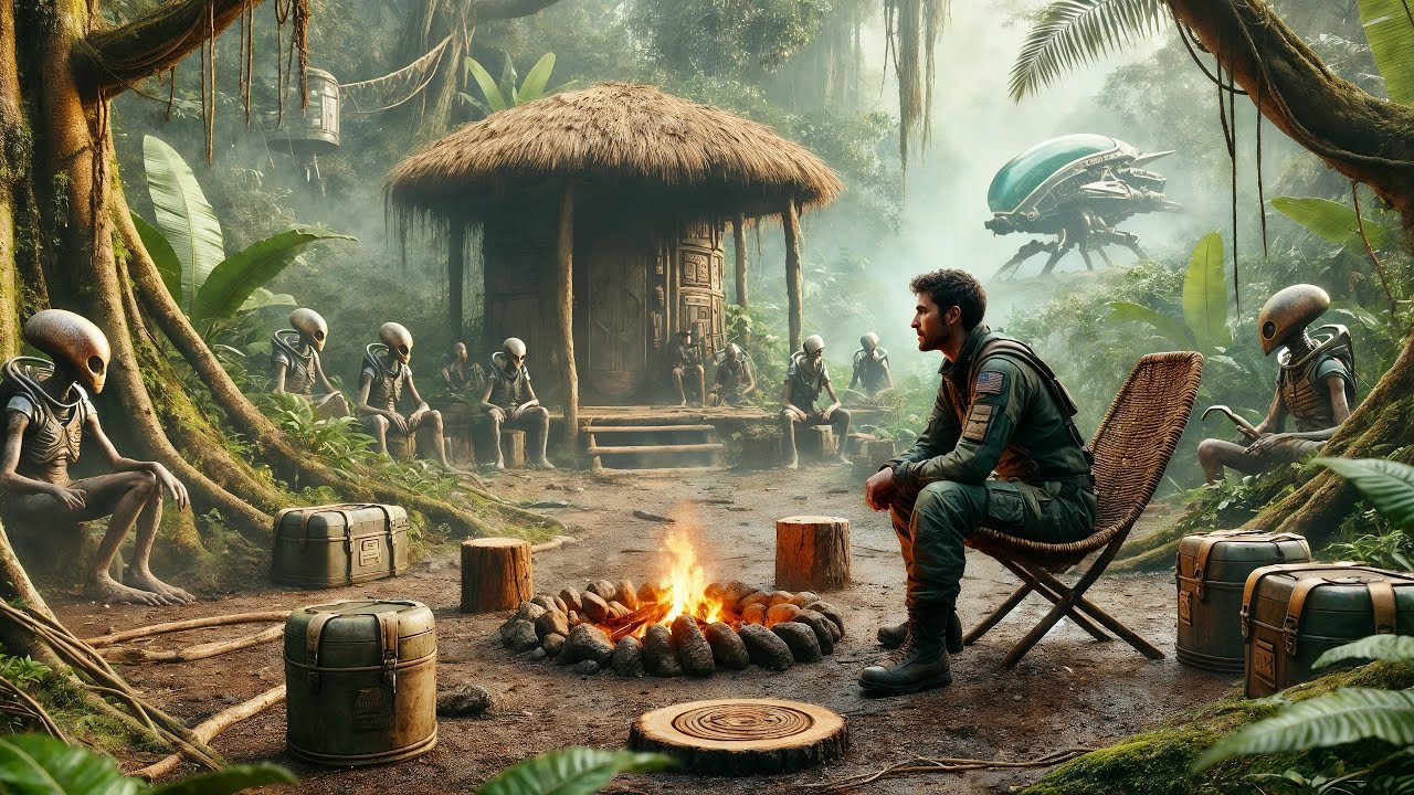 Everyone Built a Shelter — Human Built a Smoker, a Chair, and a Library / HFY