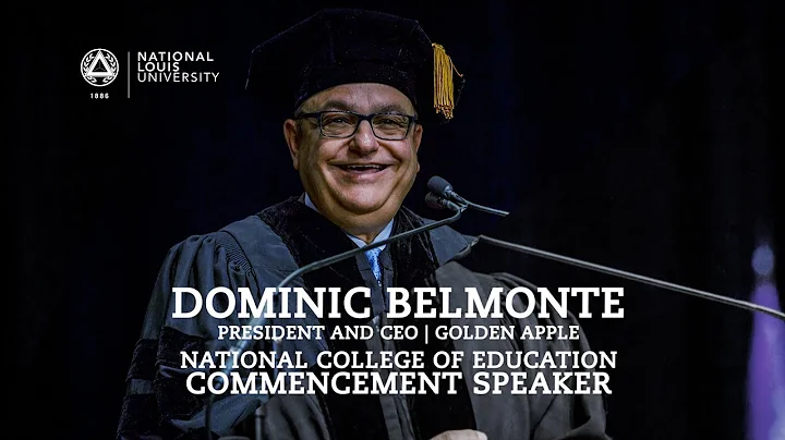 Dominic Belmonte | 2017 NCE Commencement Speaker