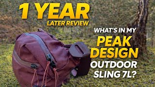 Peak Design Outdoor Sling 7L Review (1 Year Later) – What’s In My Bag?
