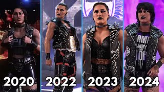 Evolution of Rhea Ripley Entrance 2020 -2024 - WWE Games