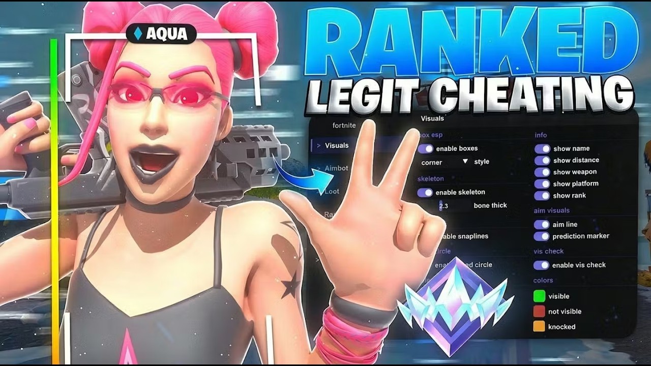 I Tried SAFEST Fortnite Cheats to Level Up In Ranked!