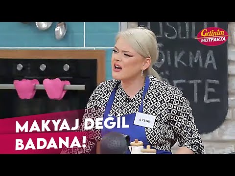 Aysun'un Makyajından Bize Sıra Gelmiyor - Gelinim Mutfakta 15 Kasım Salı