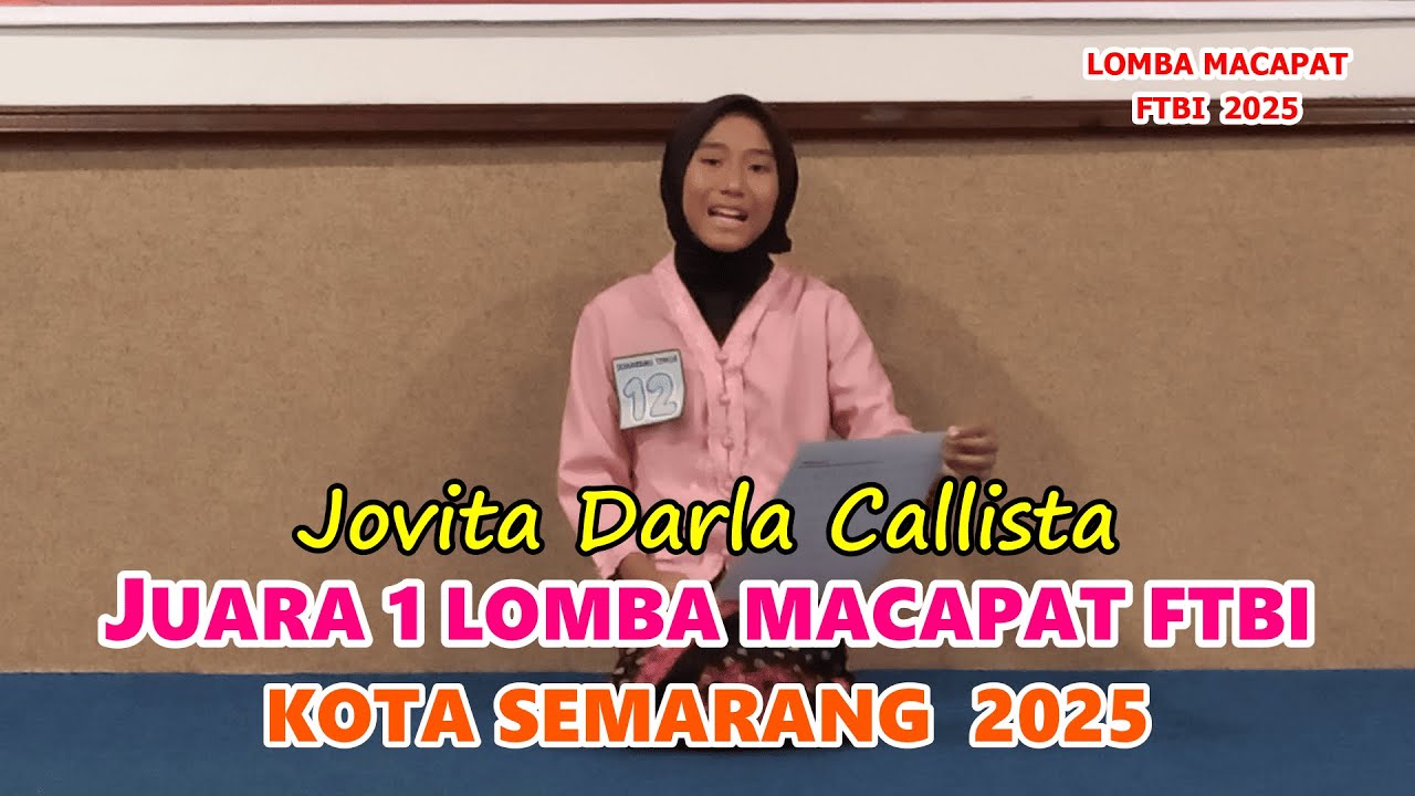 JUARA 1 LOMBA MACAPAT FTBI KOTA SEMARANG 2025
