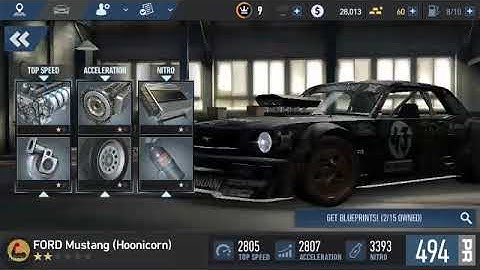 Need for speed no limits: Ford mustang ( hoonicorn)