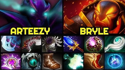 ARTEEZY Nullifier Spectre vs BRYLE Ember Spirit — 100% Outplayed 7.27 Dota 2