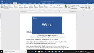 Word Chapter 1 SAM Project Submission