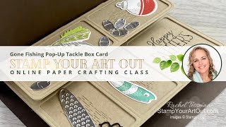 Gone Fishing Pop-Up Tackle Box Card