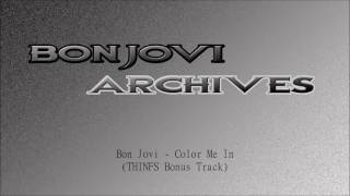 Bon Jovi - NEW SONG - Color Me In (Bonus Track)