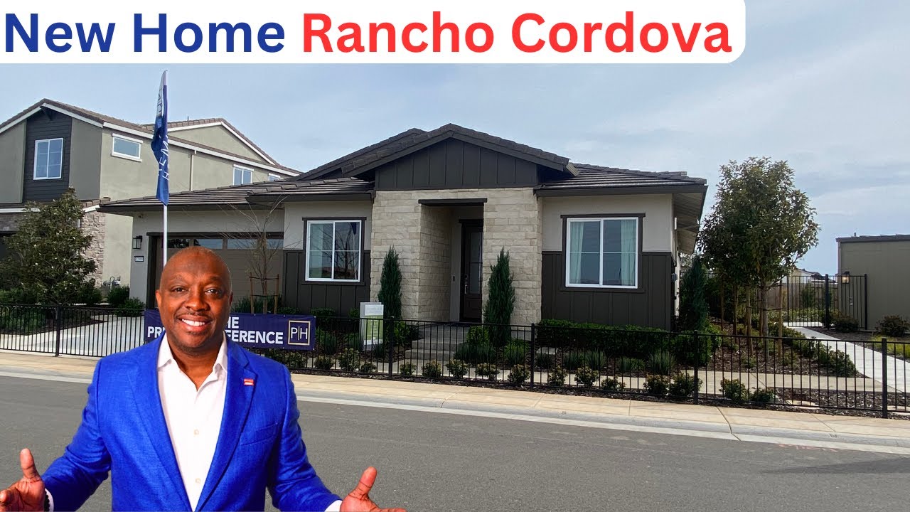 New homes in Rancho Cordova Ca Tour New Home In Ranch Cordova YouTube