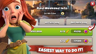 How to 3 Star Clan Capital District With 1 Attack in Clash of Clans