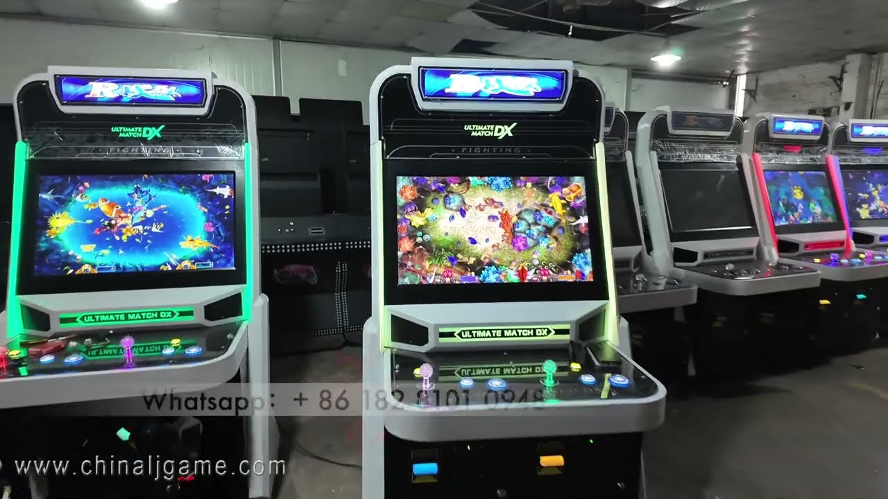 32 inch 2 Players skilled Fish Hunter Gaming Skilled Metal Cabinet Gaming Arcade Machines For Sale