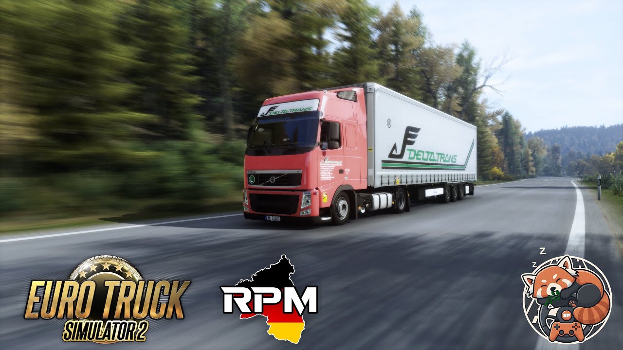ETS2🚛 | Golden Hour Autumn Drive 🍂 | Volvo FH3 | RPM 1:1 Map | PNG + SnowyMoon V2 |