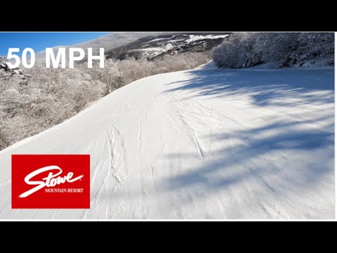 Skiing 50 MPH on Nosedive at Stowe (Feb 4, 2024)