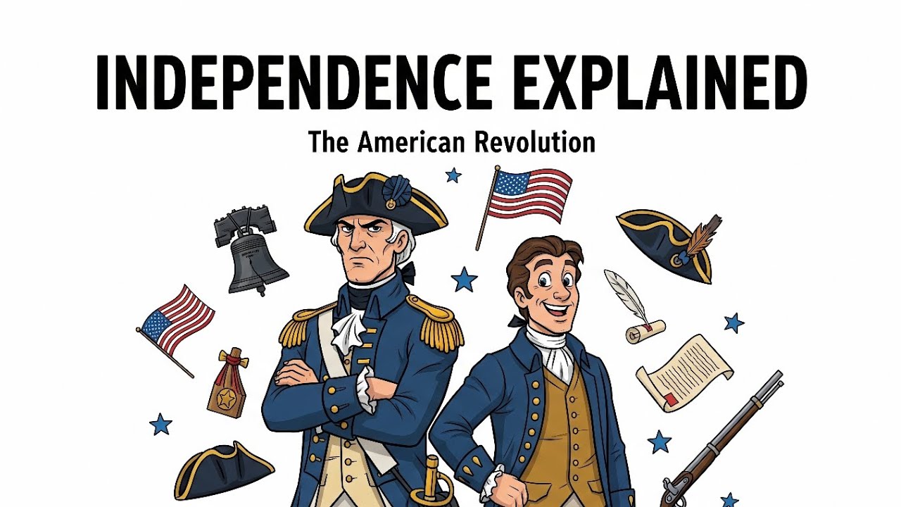 The American Revolution Explained | Independence Story for Global History Lovers| USA video 