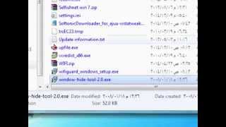 Hide Windows Tool Ver 2.0