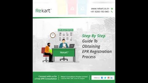 Plastic Waste EPR Process Step By Step