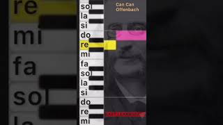 Can Can _ Offenbach (learning music easy) music karaoke learning musicallearning