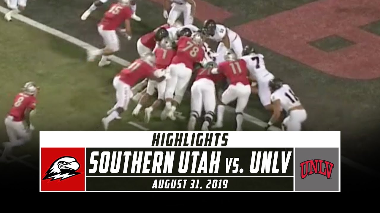 Southern Utah vs. UNLV Football Highlights (2019)  Stadium  YouTube