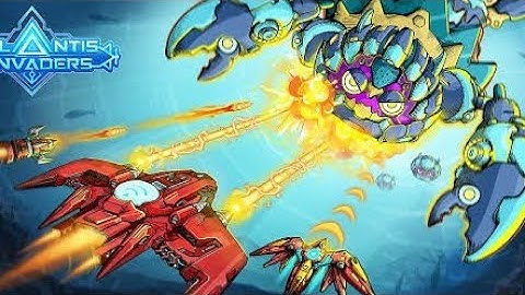 Atlantis Invaders stage 1-5 #gaming #arcadegames #mobilegame #spaceshooter