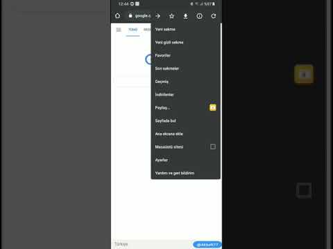 Google chrome sekmeler görünümünü değiştirme (Mobil)