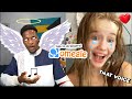 Angel On Omegle Singing To Strangers (Girls Cried) (Omegle Singing Reactions )