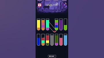 #water #sorts #puzzle #game #solve #level #1137