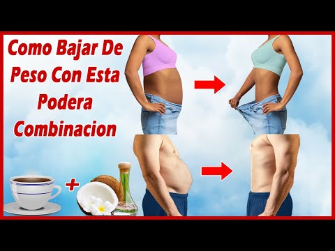 Como bajar de peso rapido usando cafe y aceite de coco (2025)