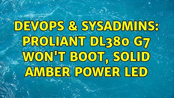 DevOps & SysAdmins: ProLiant DL380 G7 won