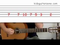 Guitar lesson 2f  beginner  seven nation army on one string